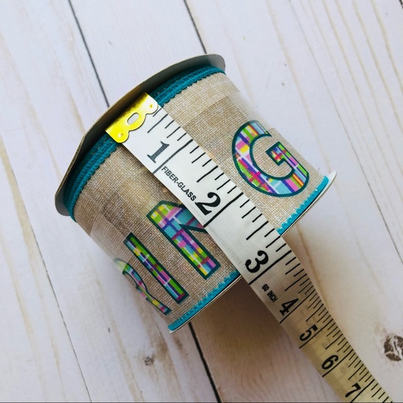 Hello Spring Burlap Ribbon - Picture 4 of 6